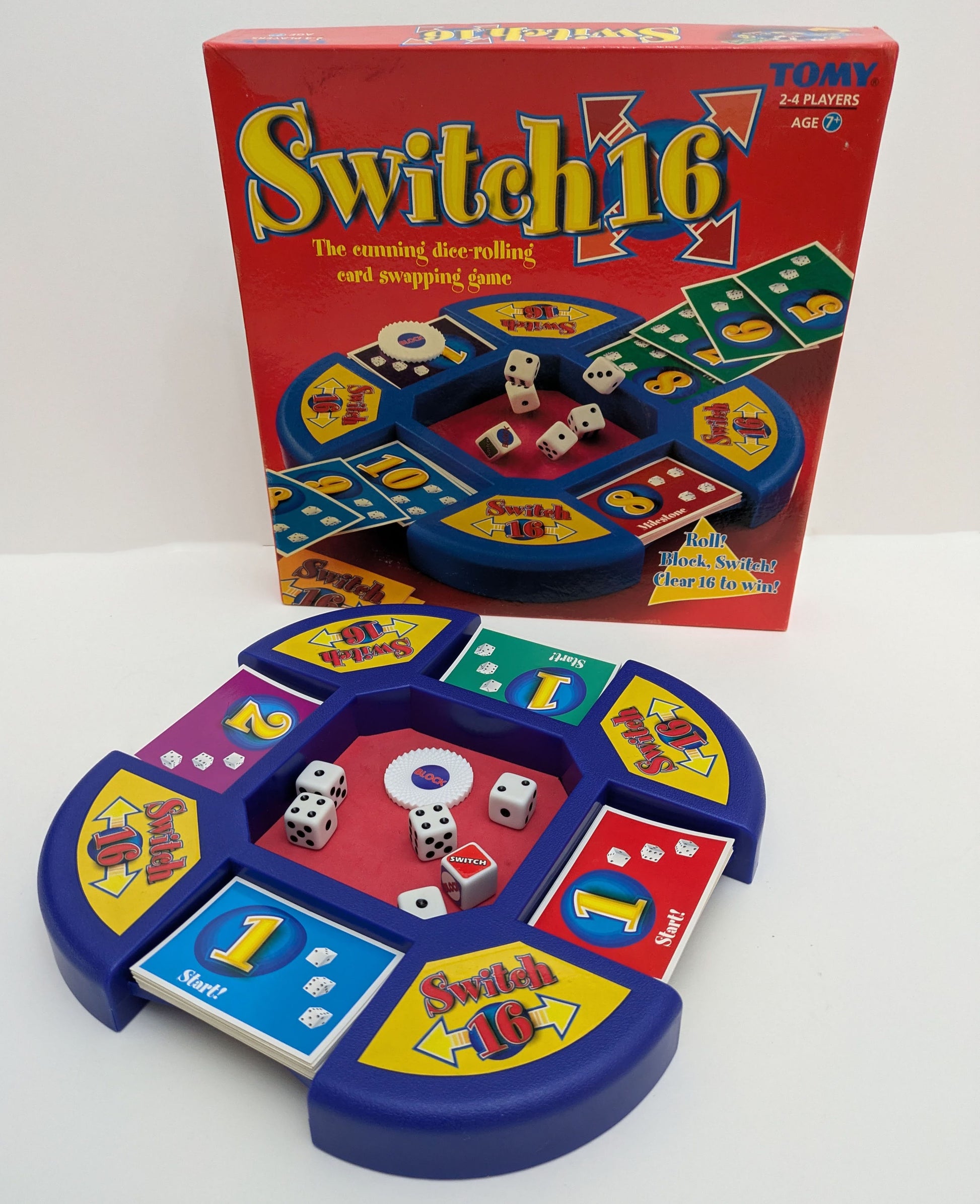 Think quick and roll smart in Switch 16 (2001) – the race to ditch your deck begins.