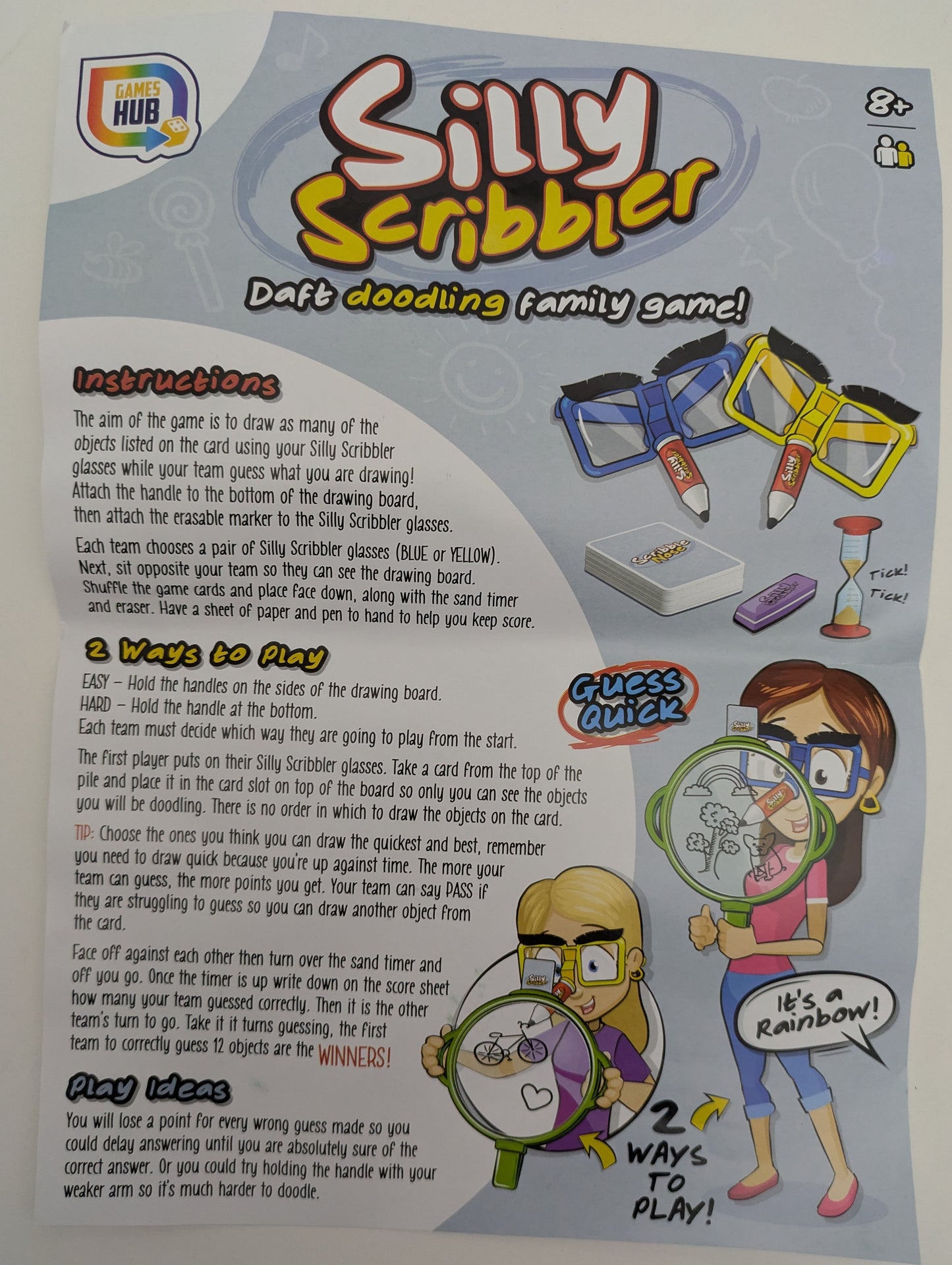 Think you can draw with your nose Prove it in Silly Scribbler (2021)!