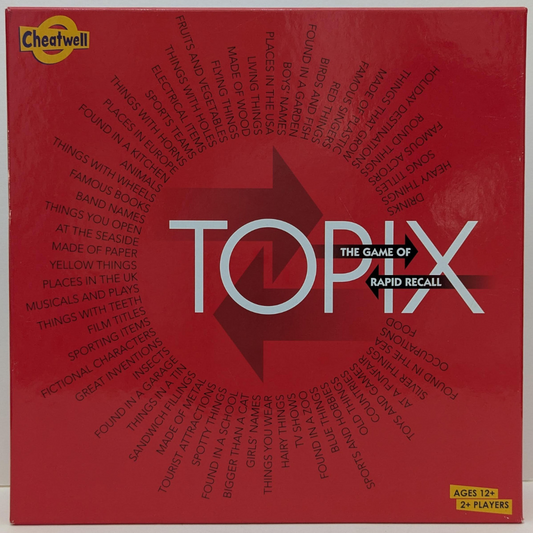 Topix (2020) – The Fast-Thinking Word Game of Rapid Recall