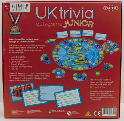 UK Trivia Junior (2009) is suitable for mixed ages, allowing children to play with adult support
