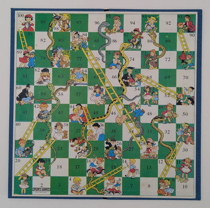 Vintage Snakes and Ladders (1960s) – Family Fun from Spear’s Games