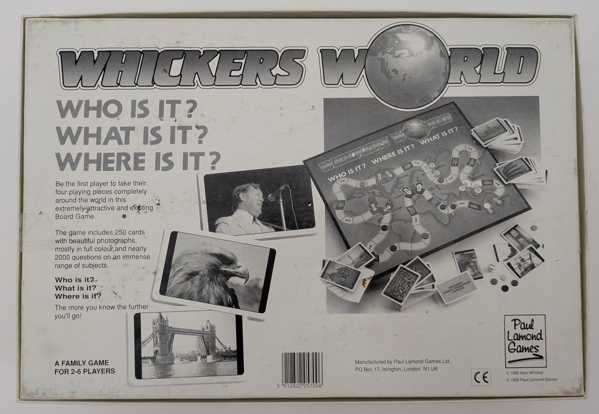Whickers World 1989 is a brilliant trivia race that takes you on a journey around the globe.
