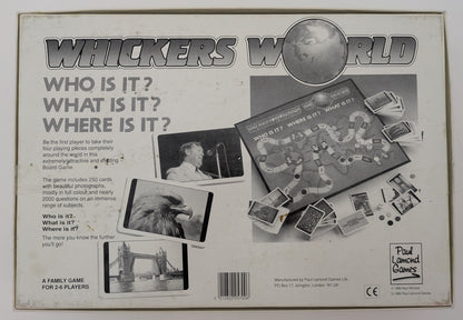 Whickers World 1989 is a brilliant trivia race that takes you on a journey around the globe.
