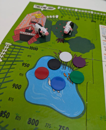 Whoops-a-Daisy (1981) Game Rental - Vintage Cow Tossing Fun
