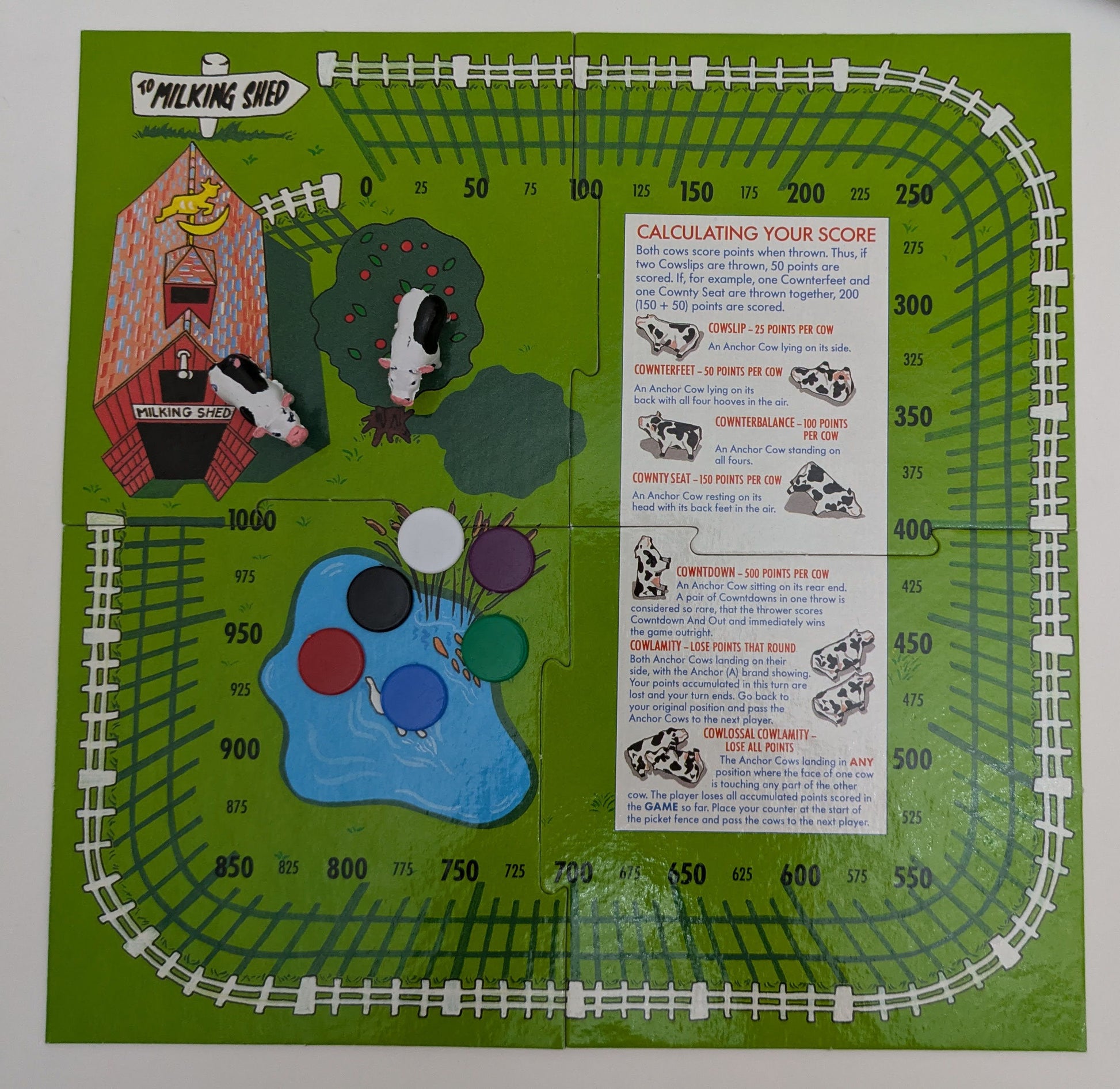 Whoops-a-Daisy (1981) Game Rental - Vintage Cow Tossing Fun