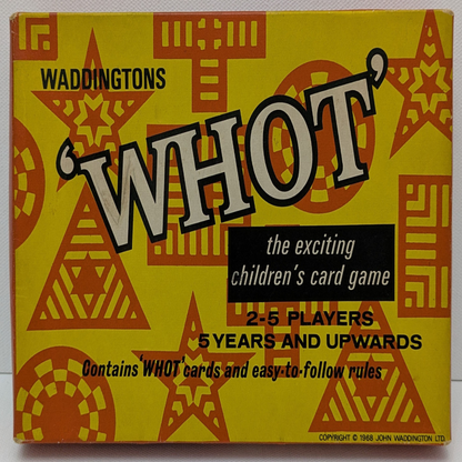 Whot (1963) – Classic Waddingtons Card Shedding Game