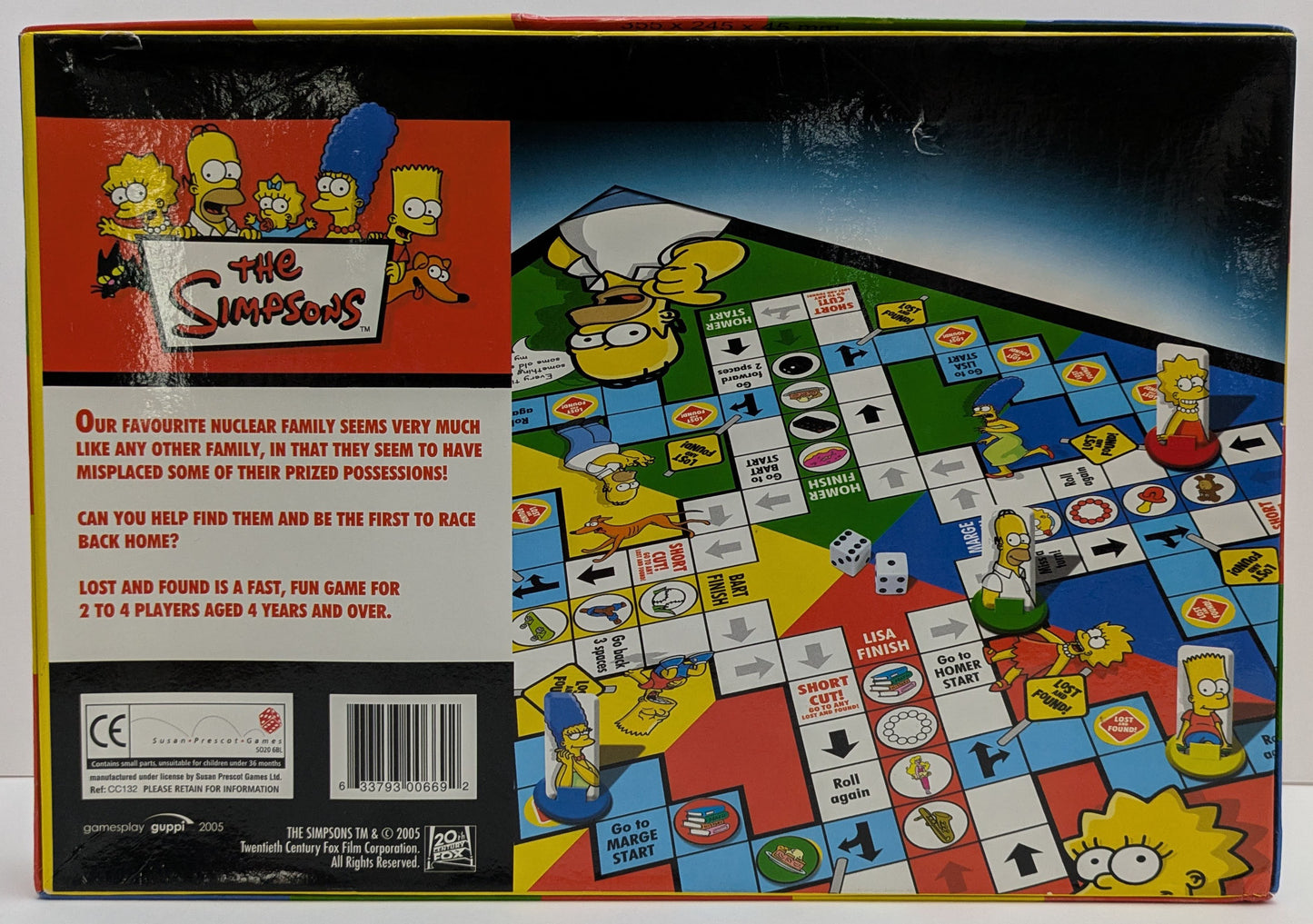 With easy-to-follow rules, The Simpsons – Lost and Found (2005) is perfect for ages 4 and up.