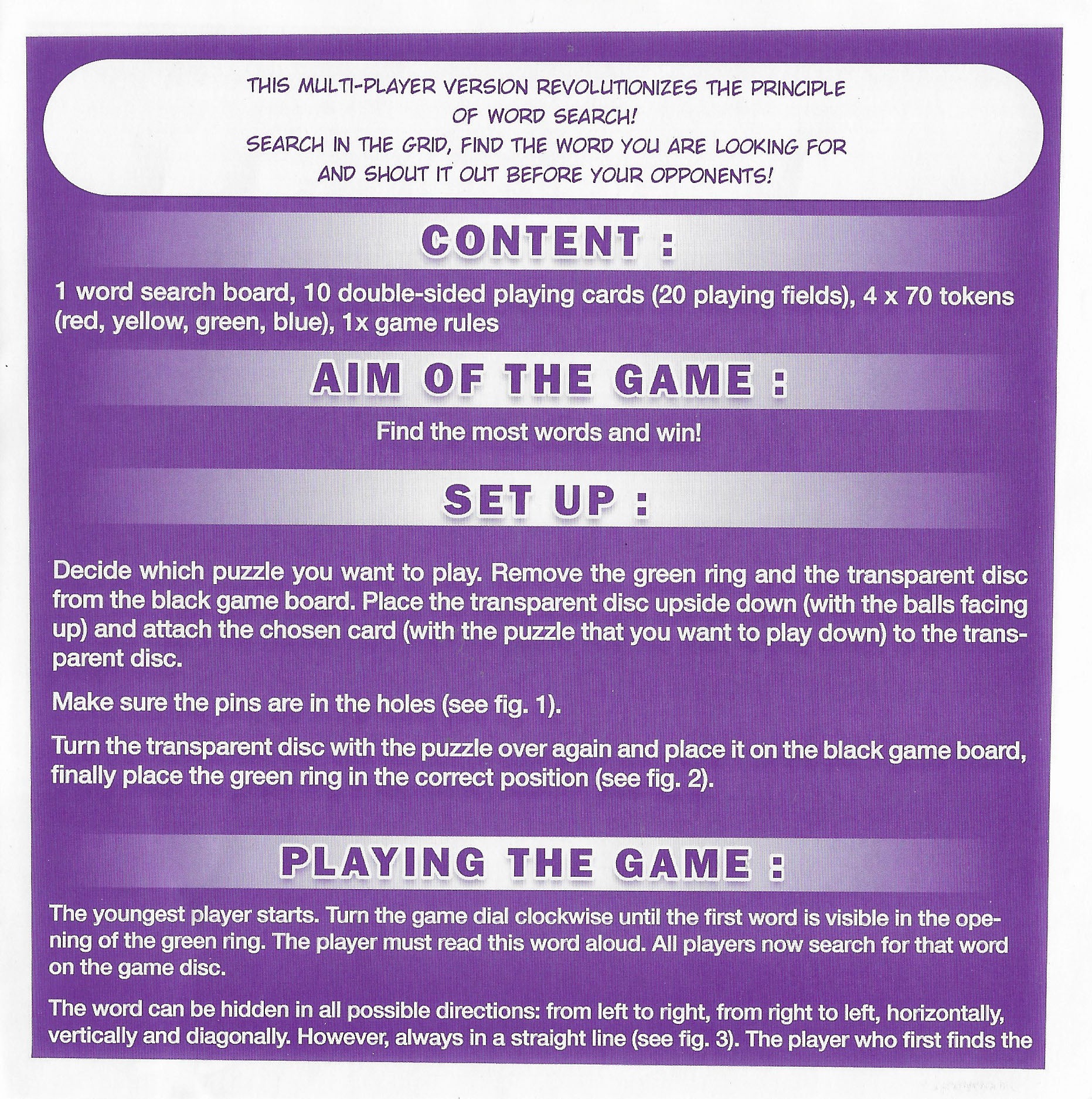 Word Search (2019) Rules – Learn the Competitive Twist on the Classic Word Puzzle
