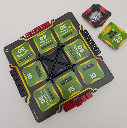 World Series of Yahtzee (2012) is a fast-paced dice game based on matching combinations.