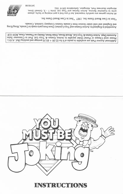 You Must Be Joking (1987) Rules – How to Play This Comedy Classic