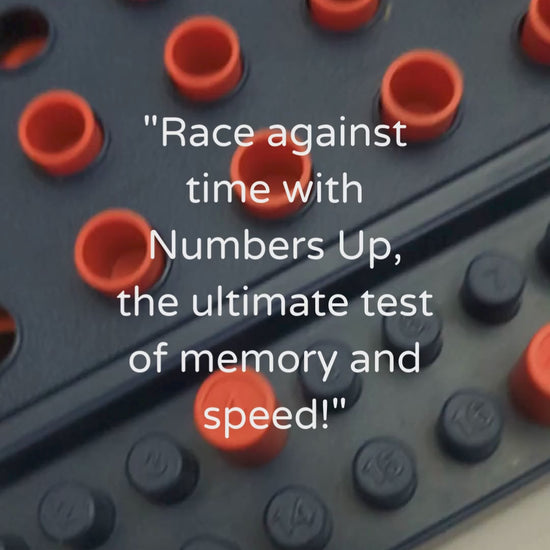 Numbers Up (1973) Game Rental - Test Your Memory & Speed