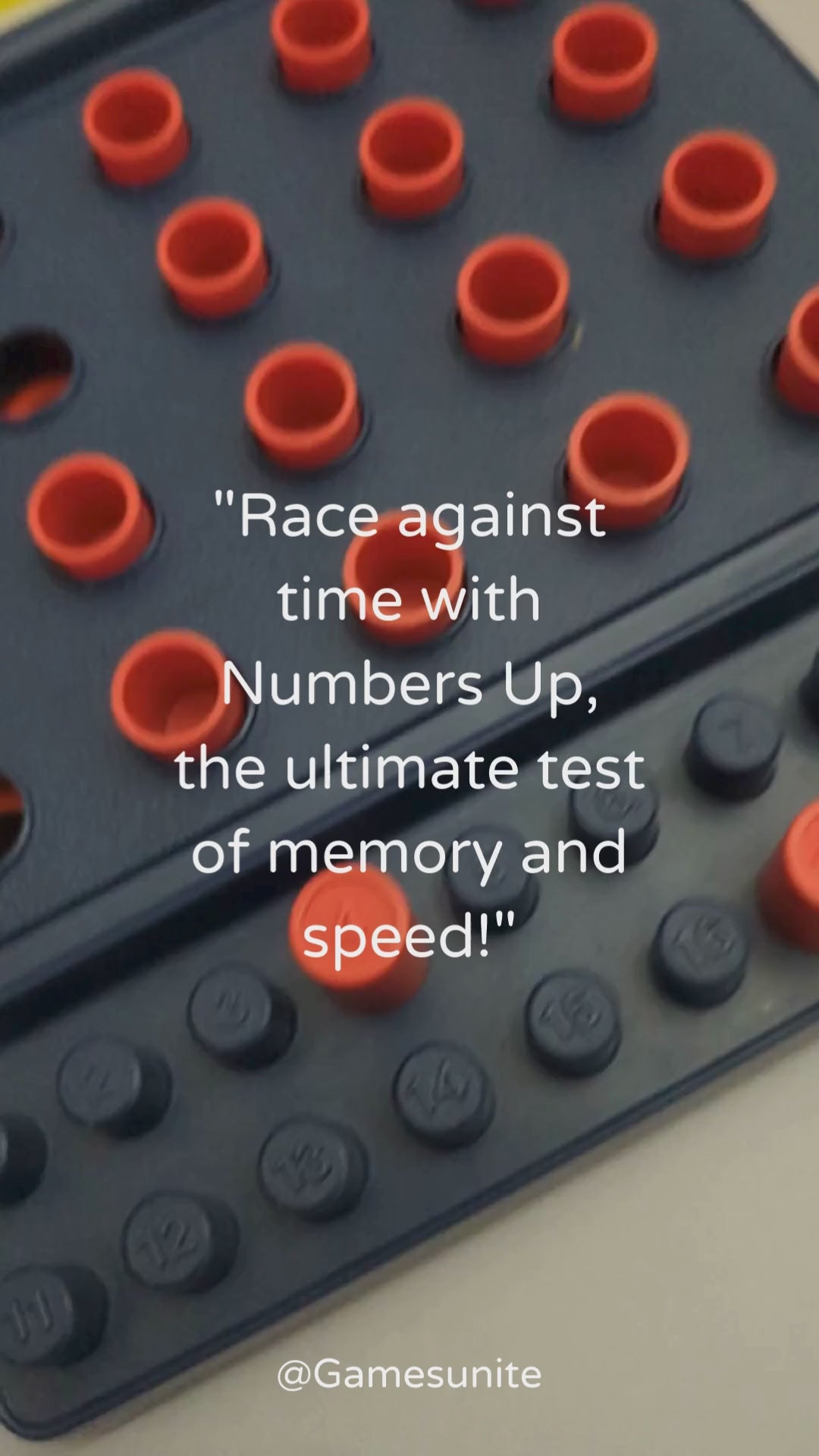 Numbers Up (1973) Game Rental - Test Your Memory & Speed