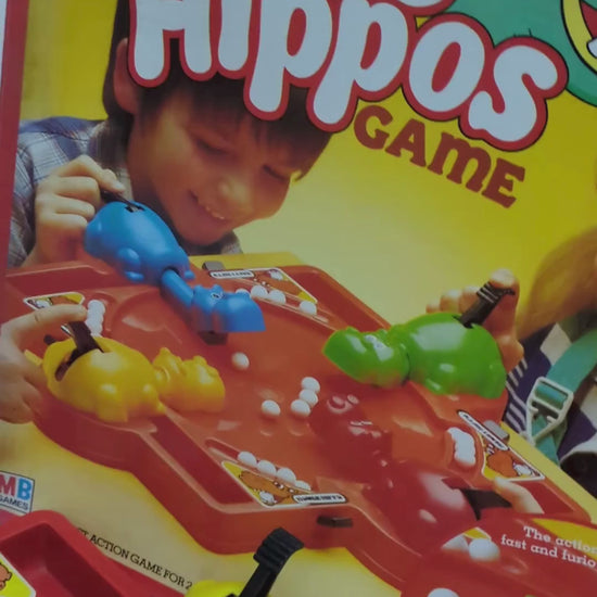 Get ready for a frenzy of fun with Hungry Hungry Hippos, the 1978 classic!