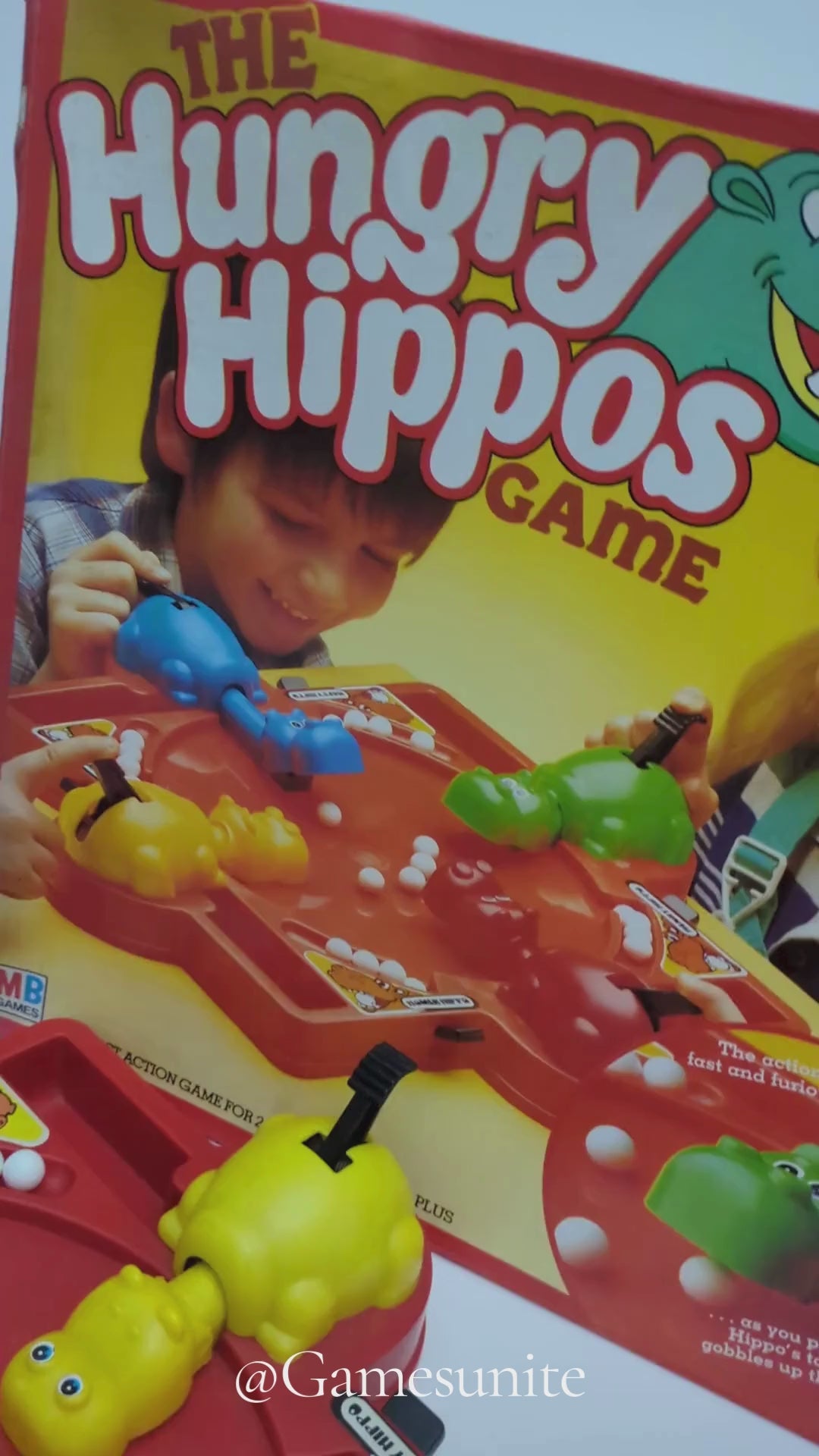 Get ready for a frenzy of fun with Hungry Hungry Hippos, the 1978 classic!