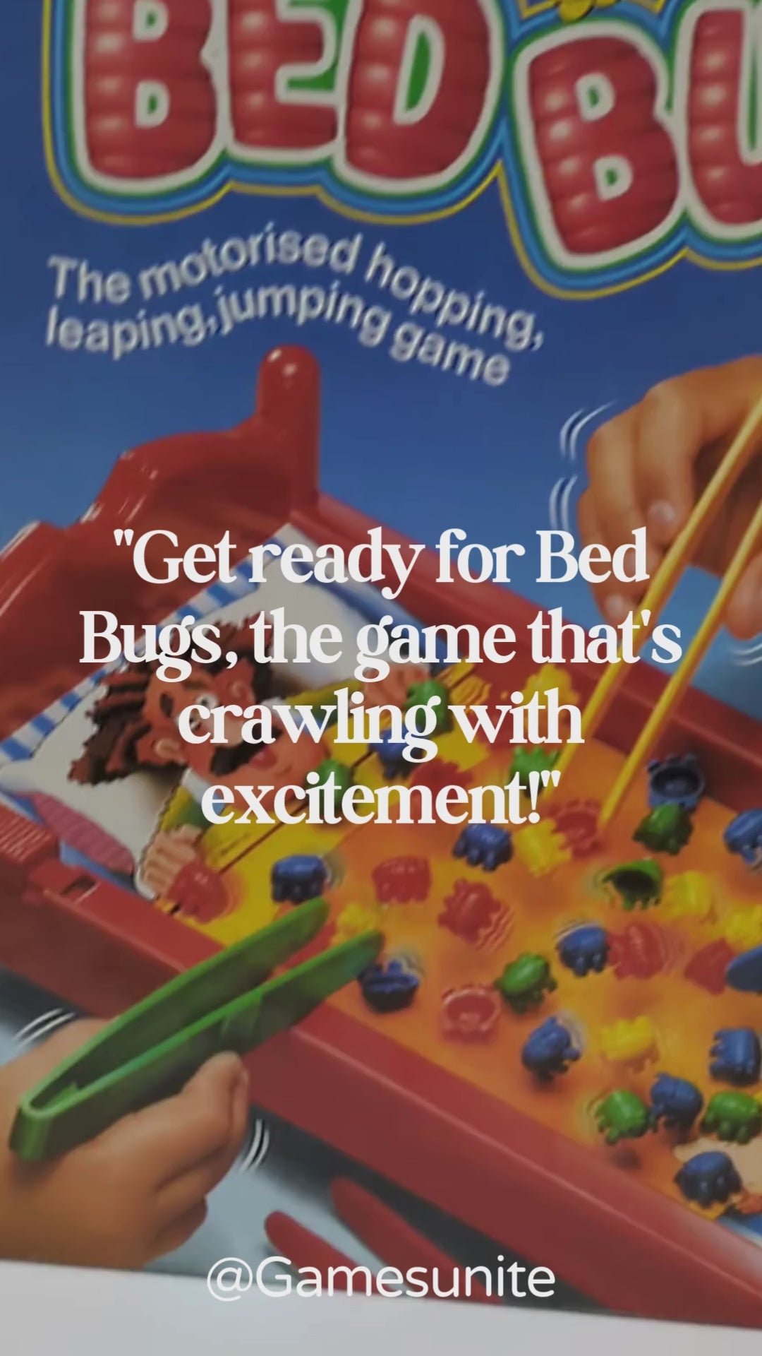 Bed Bugs (1985) Game Rental - Fast-Paced Family Dexterity Game